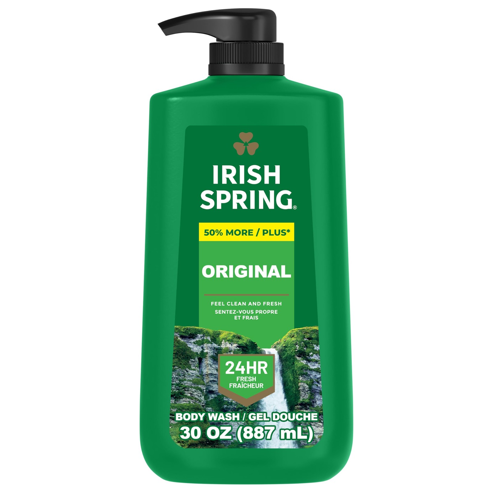 Irish Spring Original Moisturizing Body Wash 30 Ounce (Pack of 1),