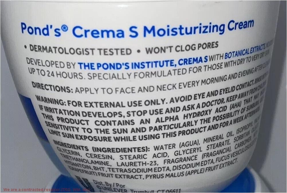 2 PACK!!! Pond’s Crema S 24H Moisturizing Cream – 14.1oz
