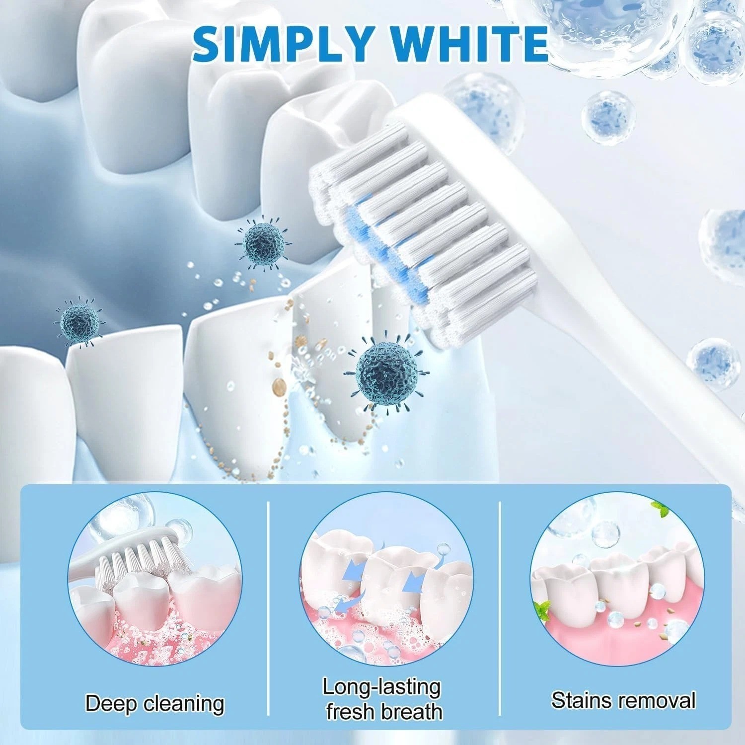 2 Pack WHITE DELUXE Teeth Whitening Powders,Instant Whitening and Stain Removal.