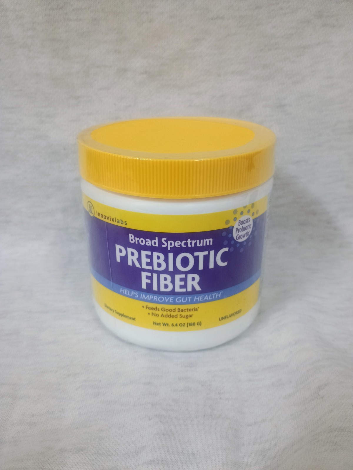 Broad Spectrum Prebiotic Fiber, Unflavored, 6.4 oz (180 g) 08/2027 SEALED
