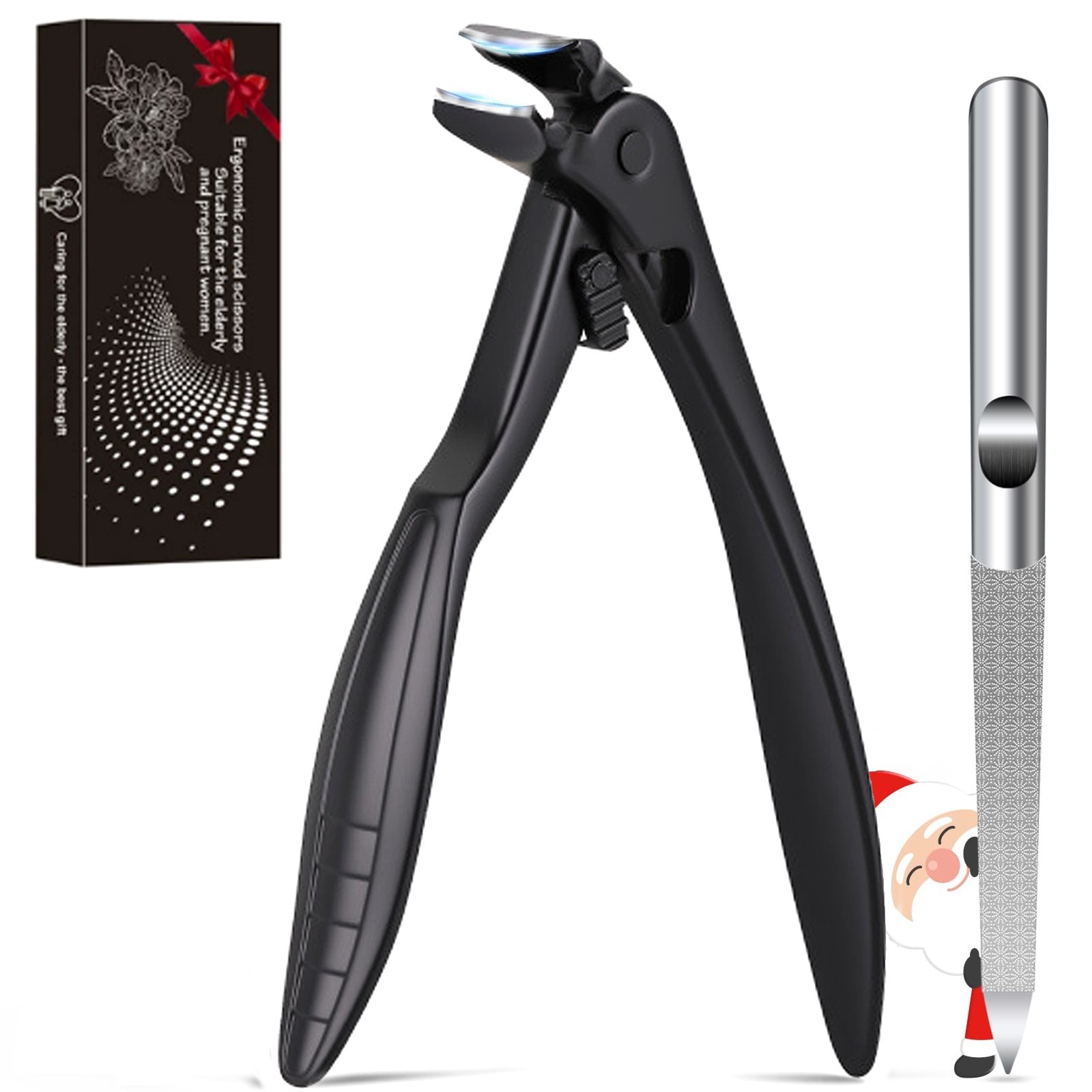 Toenail Clippers for Thick Toenails for Seniors, Upgraded Long Handled Angled.