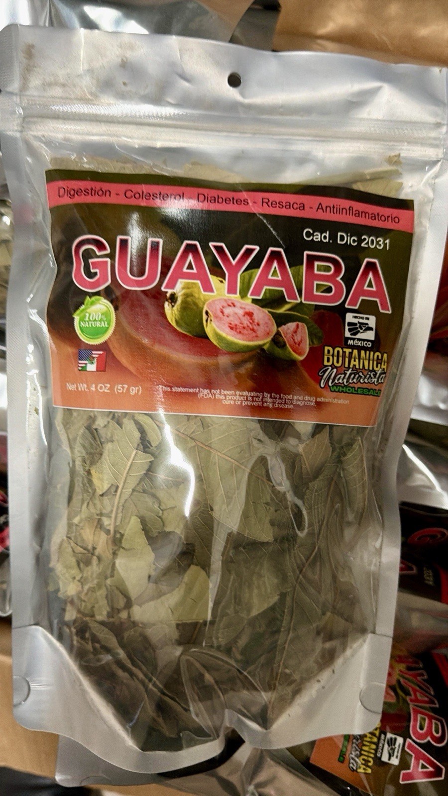 Botanica Naturalista Guayaba Dried Leaves Herb 4 oz 100% Natural Exp 12/2031