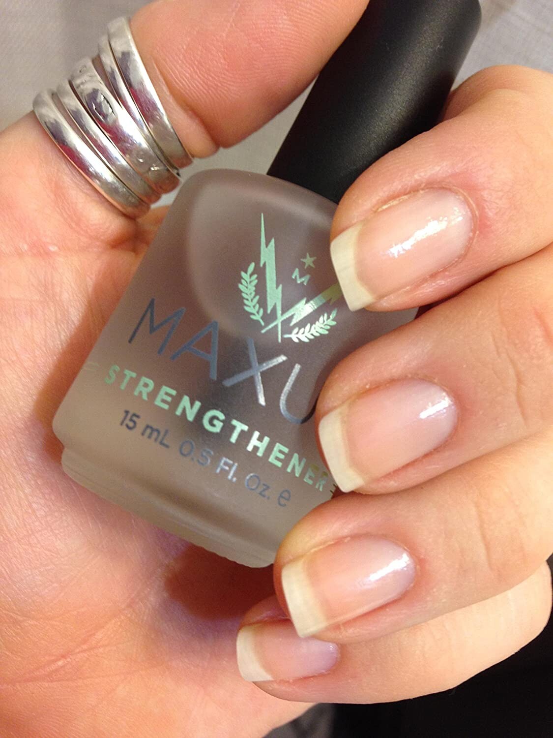 Maxus Strengthener, Instant Hardener, Treatment Damaged Nail Polish Women 0.5OZ