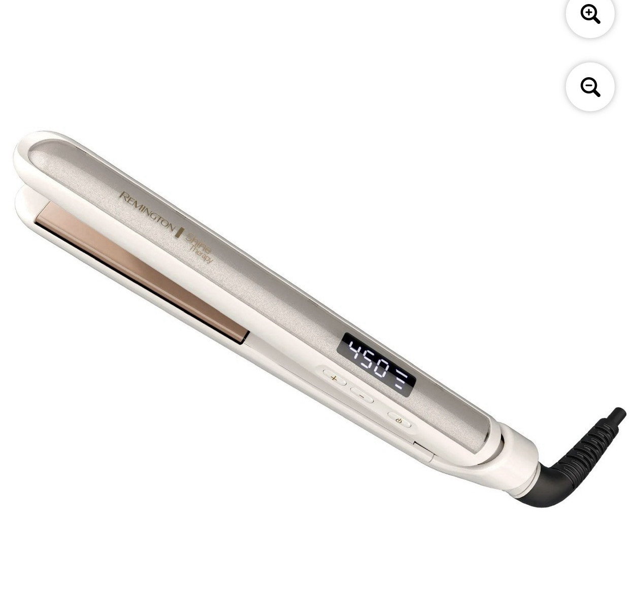 Remington S9600 1″ Ceramic Hair Straightener Flat Iron 450°F Digital White