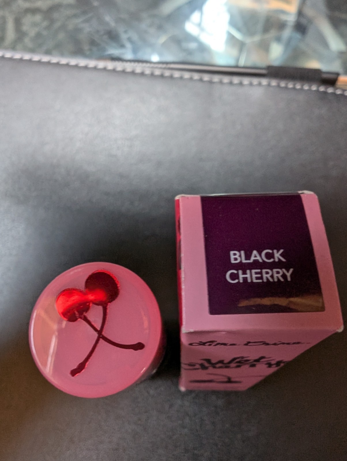 Lime Crime Wet Cherry Lipgloss Black Cherry NIB