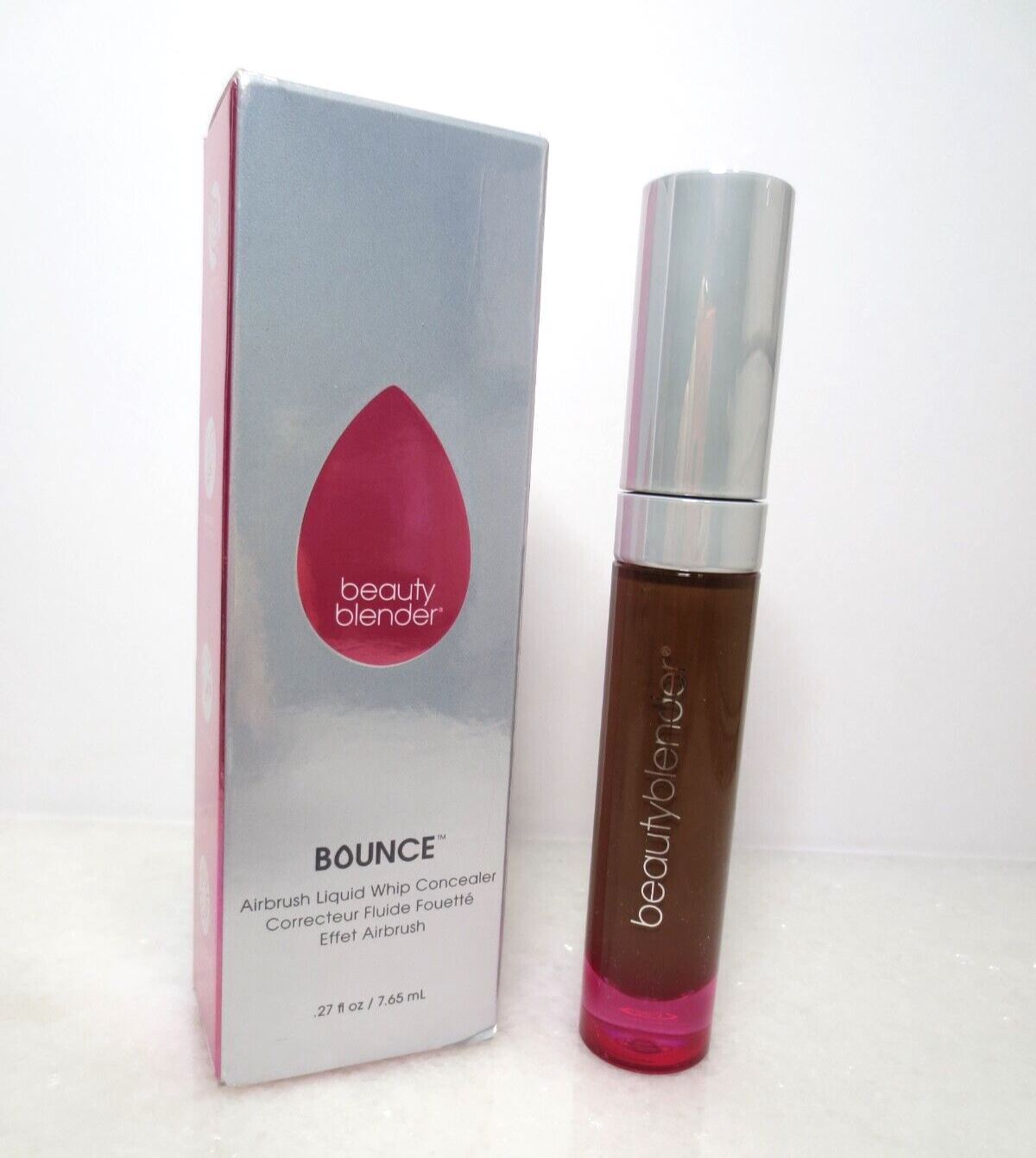 BEAUTY BLENDER BOUNCE AIRBRUSH LIQUID CONCEALER 4.70C DEEP EBONY 0.27OZ BOXED