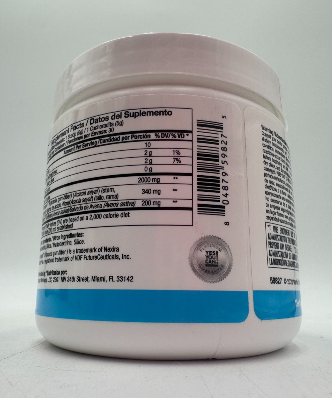 Yes You Can! Shake Booster Pure Fiber Powder Drink Mix, 5.29 oz EXP: 6/27