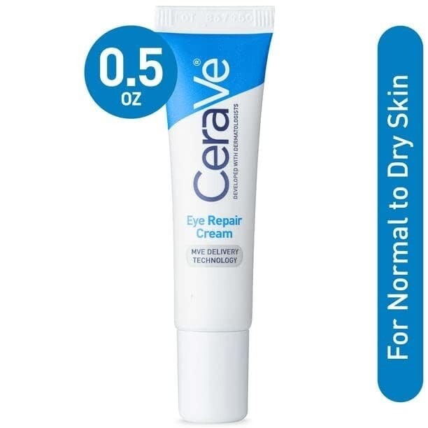 [4 PACK] CeraVe Eye Repair Cream for Dark Circles & Puffiness 0.5fl oz/14.2g
