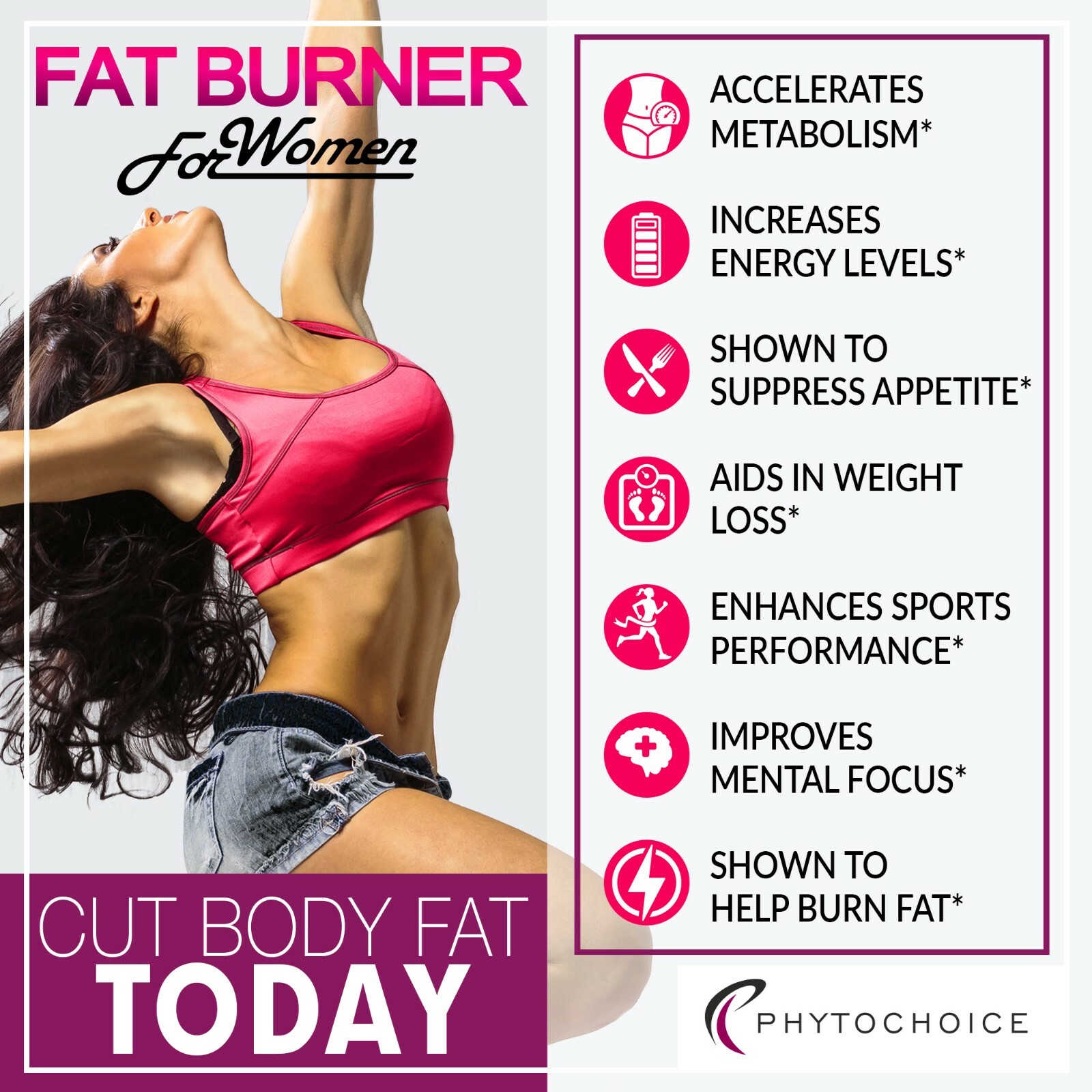 Best Diet Pills that Work Fast for Women-Natural Weight Loss Women Fat Burner