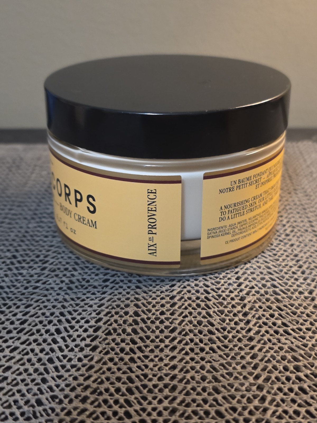 Bastide Corps a Corps Hydrating Body Cream 200ml Rice Bran Argan MADE IN FRANCE