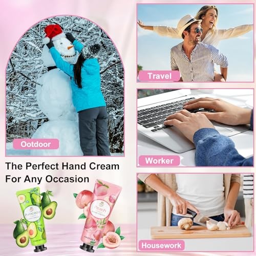 100 Pack Hand Lotion Bulk Gift Set Mini Travel Size Moisturizing Cream Assorted
