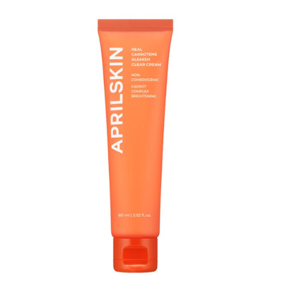 APRILSKIN Real Carrotene Blemish Clear Cream 60ml Moisturizing Cream Made Korea