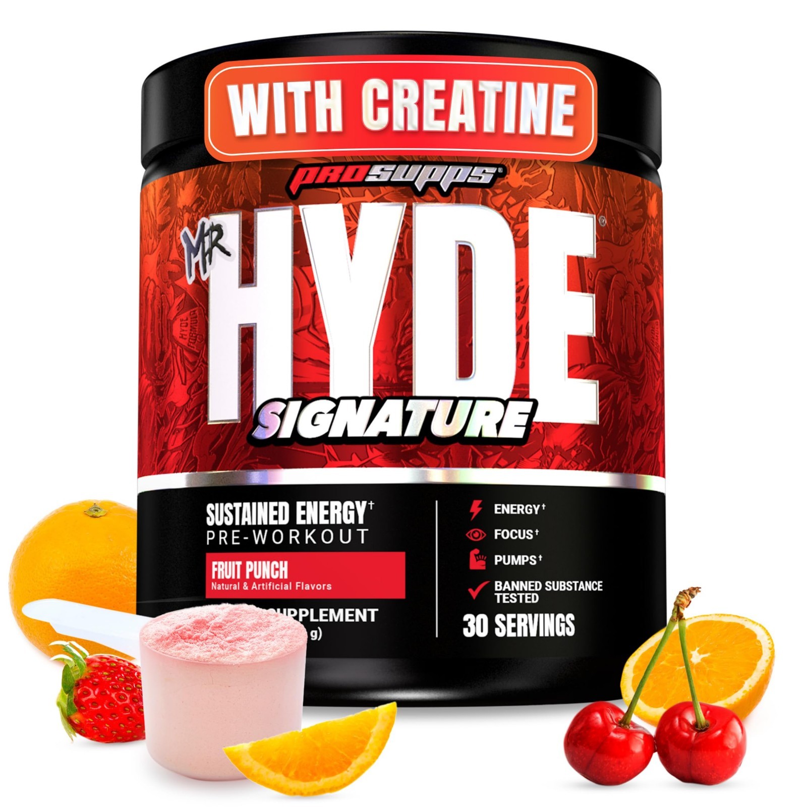Pre Workout Powder with Creatine, Beta Alanine & Caffeine – Energy & Endurance B