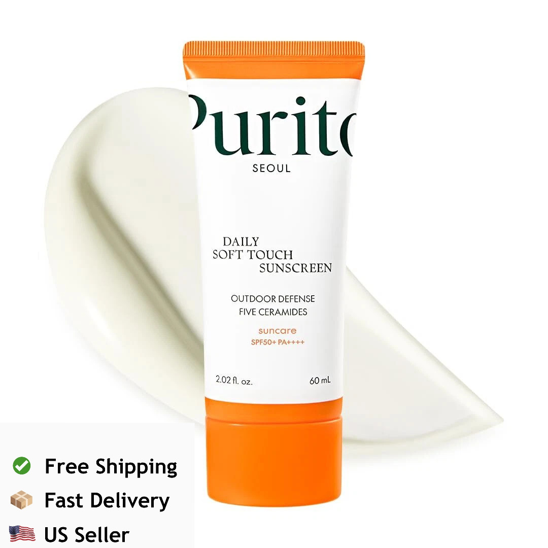 PURITO Daily Soft Touch Sunscreen 60ml | US Seller | In Stock” ✅