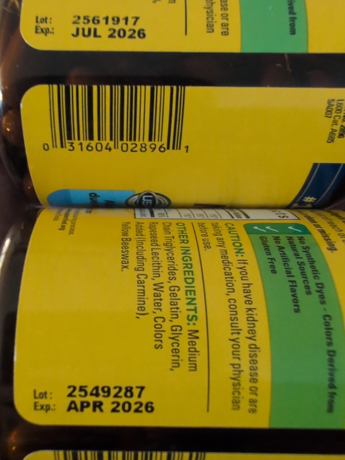 2 Nature Made Magnesium Citrate 250mg, 60 Softgels Each. Exp 04/2026+