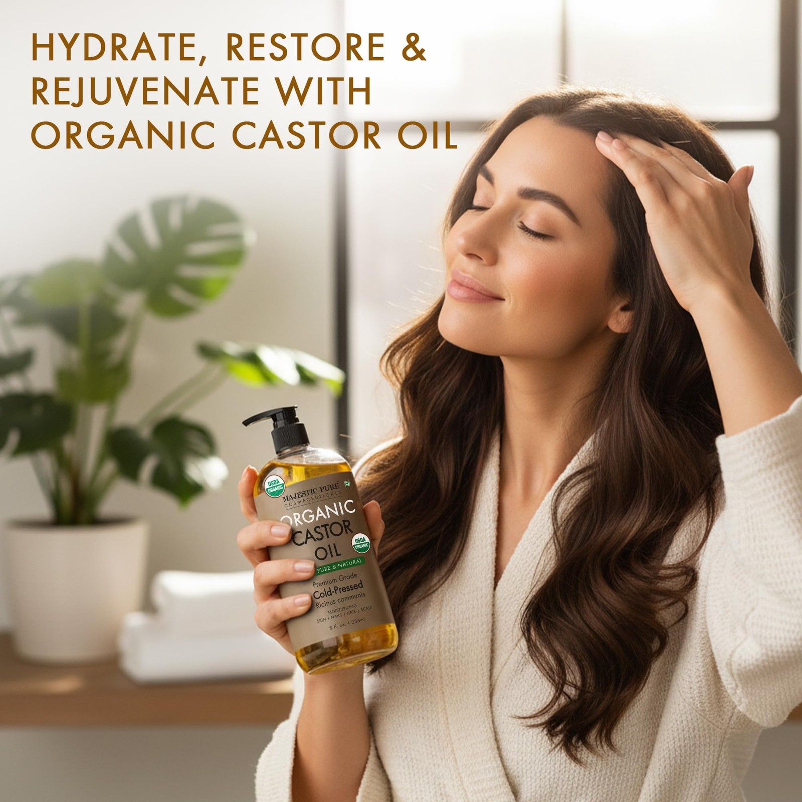 100% Pure and Natural- Cold Pressed & Hexane Free Natural Hair Growth Oil