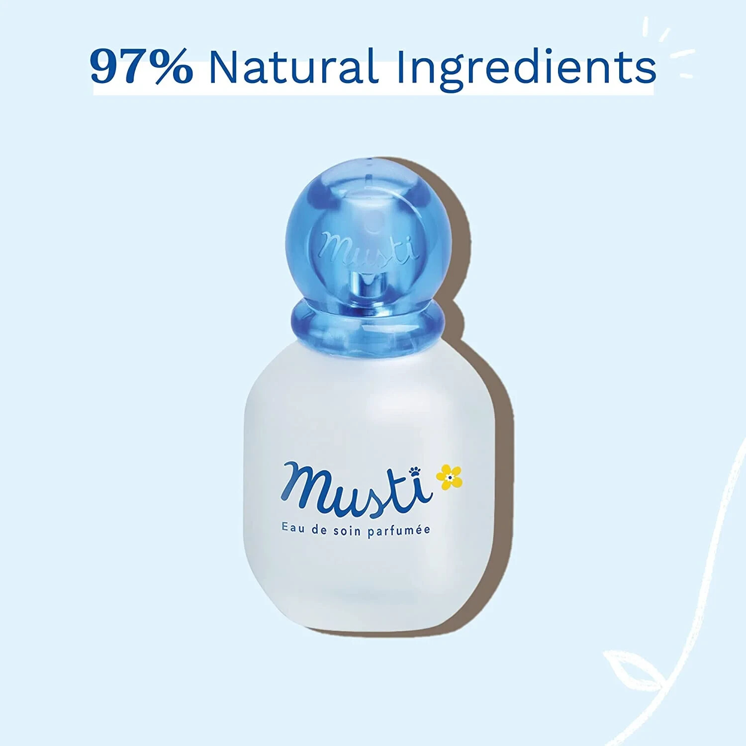 Mustela Musti Eau de Soin Perfume 1.69oz / 50ml Exp 04/2026