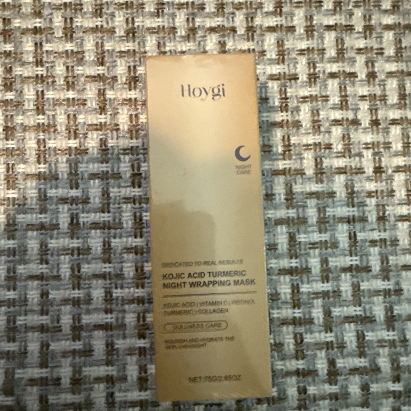 Hoygi Kojic Acid Turmeric Night Wrapping Mask 2.65 Oz Exp 24 Months After Open
