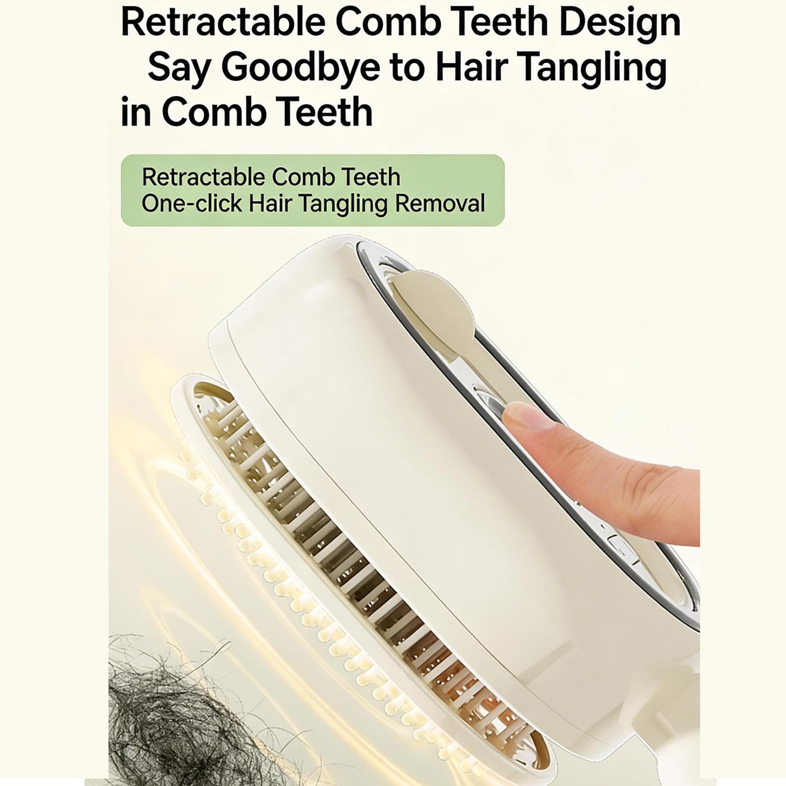 2026 New Electric Steam Brush, Electric Steam Brushs for Hair, Rechargeable