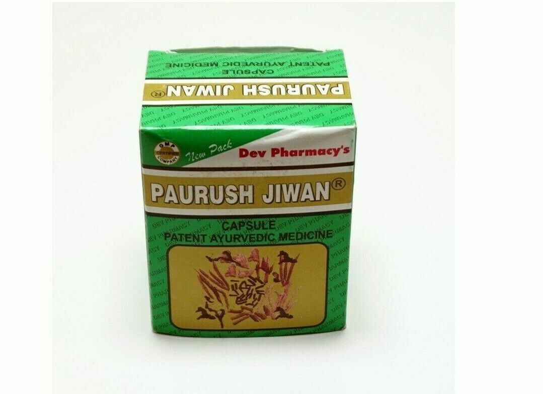 10x Paurush Jiwan / Jeevan / Jivan 60 Capsules Makes healthy, Energetic BEST