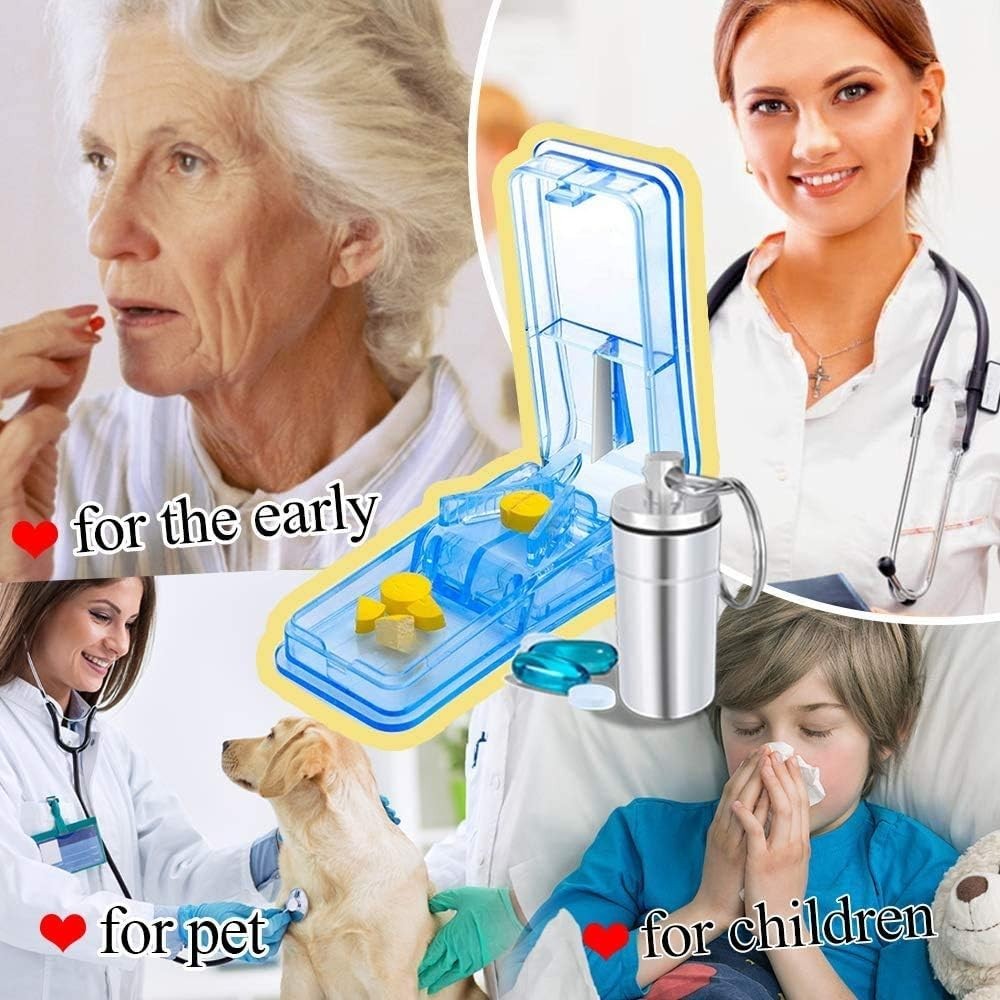 JohnBee Pill Cutter | Best Pill Cutter for Small or Large Pills | Designed in Th