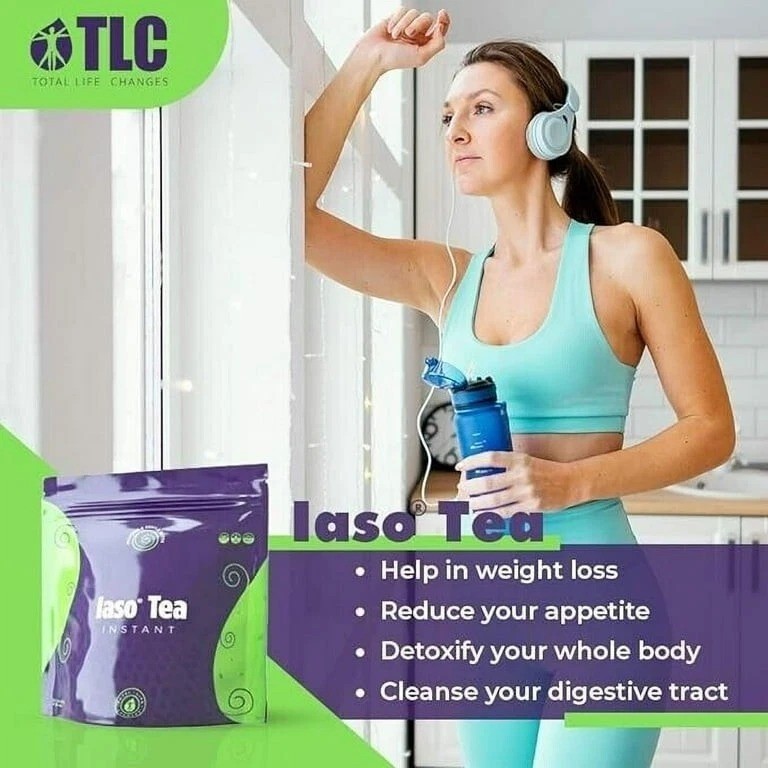 TLC Total Life Changes IASO Natural Detox Instant Herbal Tea (Pack of 1)25 Count