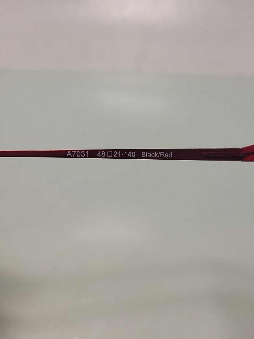 AER Ultem A7031 Black/Red Eyeglasses
