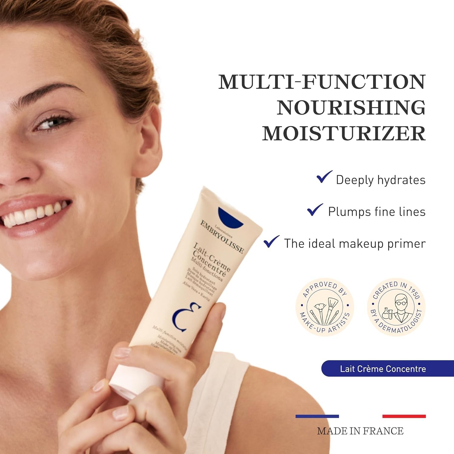 2PC Embryolisse Lait-Crème Concentré Multifunction Moisturizer Cream 75ml 2.54oz