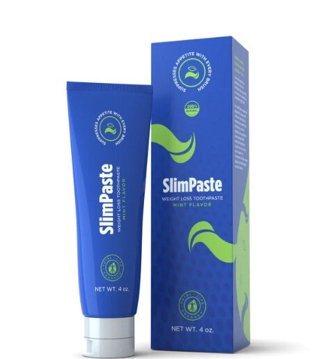 Total Life Changes (TLC) Appetite Suppressing Slimpaste Toothpaste 4oz, Mint