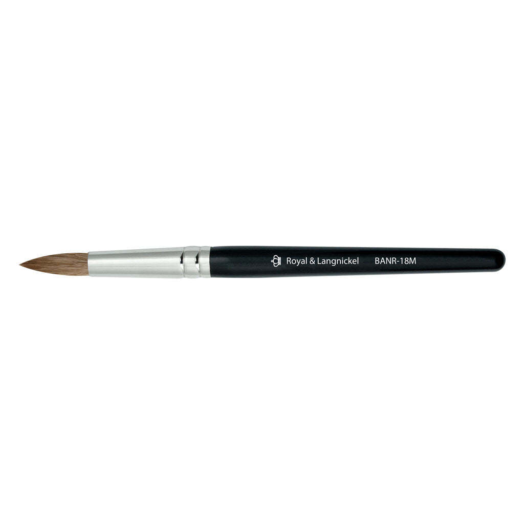 Royal & Langnickel | BANR-18M | Acrylic Nail Rnd S18M BLKHDL