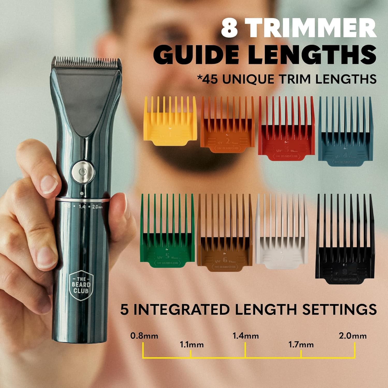 Beard Trimmer for Men – Electric Cordless Rechargeable Beard & Hair Trimmer – Hi