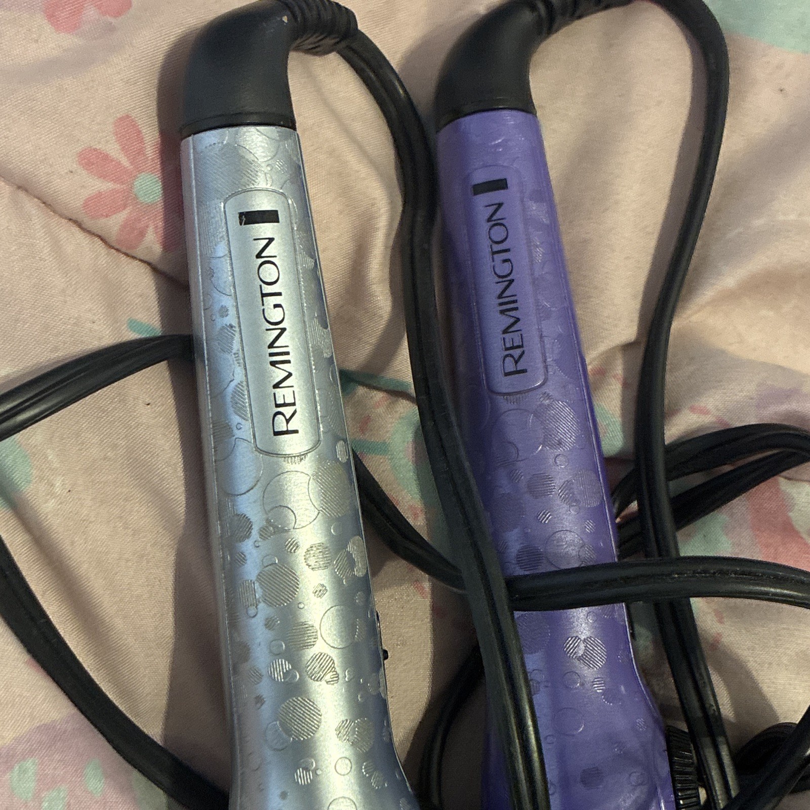 Remington Curling Iron Set, Adjustable Heat Settings, Silver & Purple