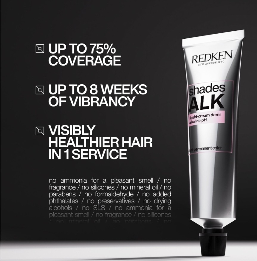 REDKEN ALK Demi-perm Hair Color 2.1 fl oz (Choose Shade) NEW