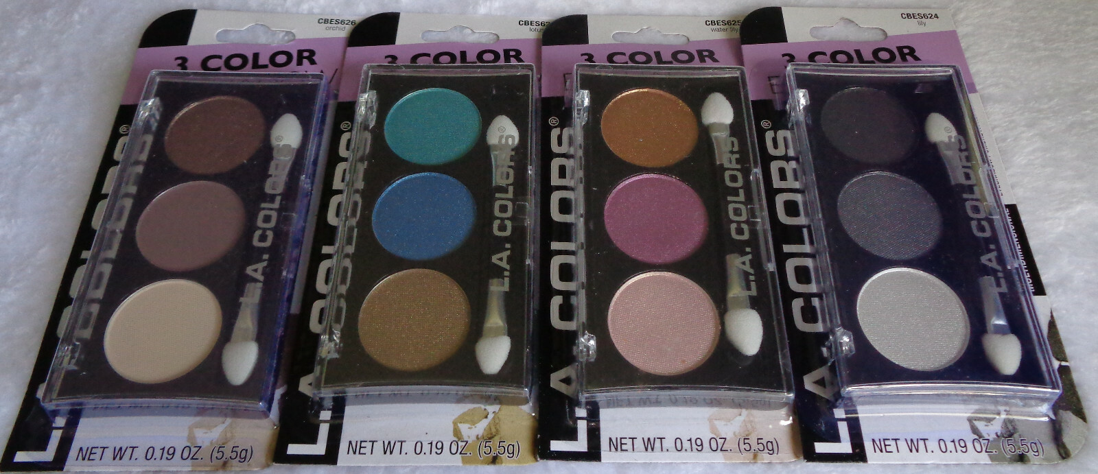 New L A Colors 3 Color Eye Shadow Palette 0.19oz/5.5g Choose Your Shades