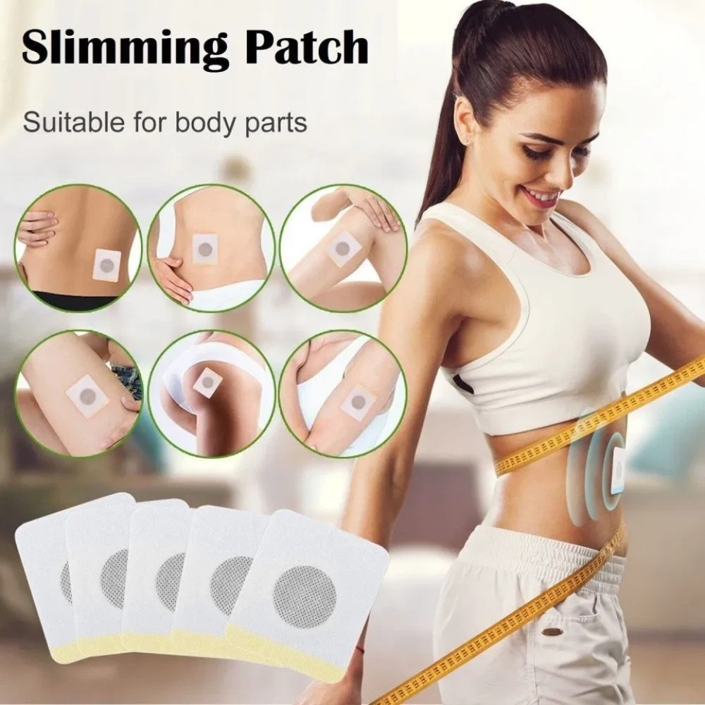 60Pcs Slim Patches Weight Loss Slimming Diets Pads Body Detox Burn Fat Adhesive