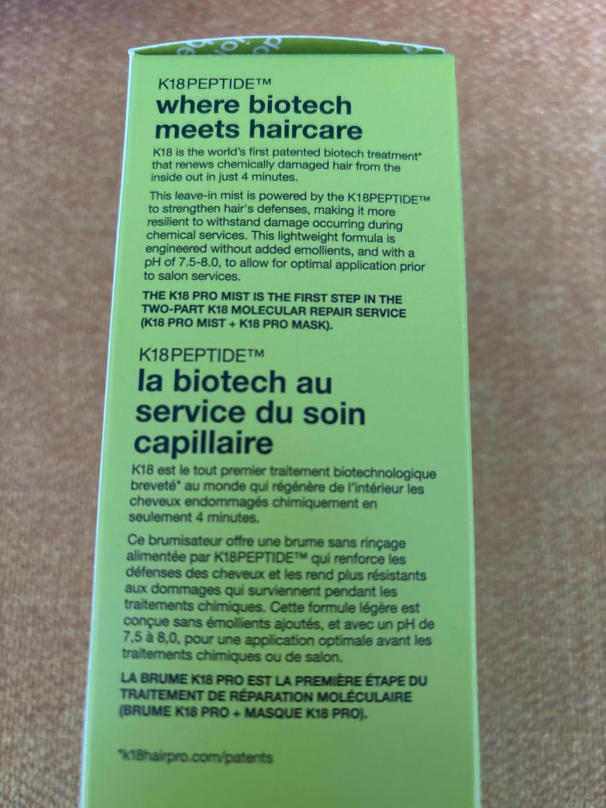 K18 Hair Mist Molecular Repair Professional Spray 300ml 10 fl oz