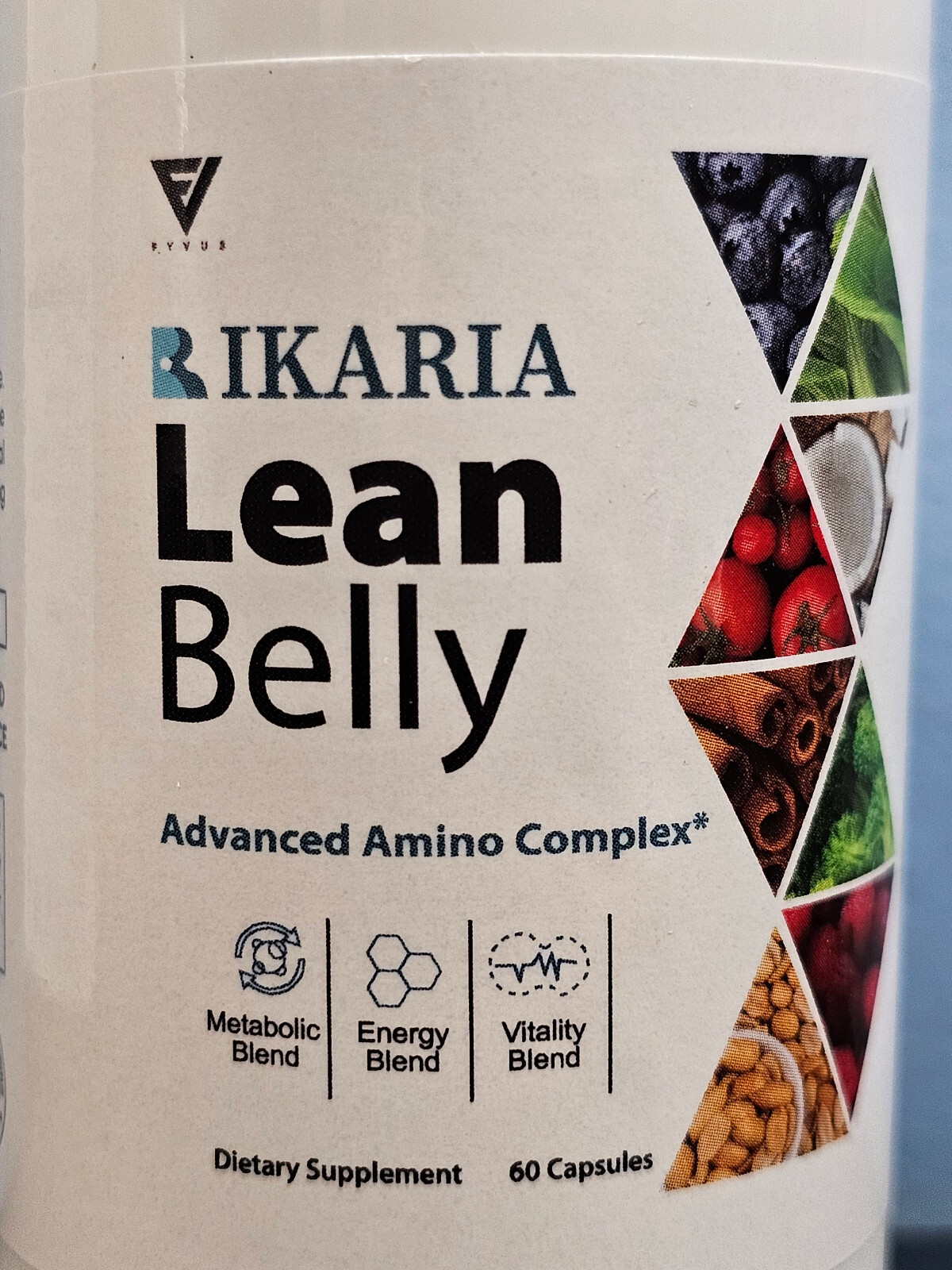 FYVUS Ikaria Lean Belly Advanced Amino Complex 60 Capsules – New! Exp 8/2026