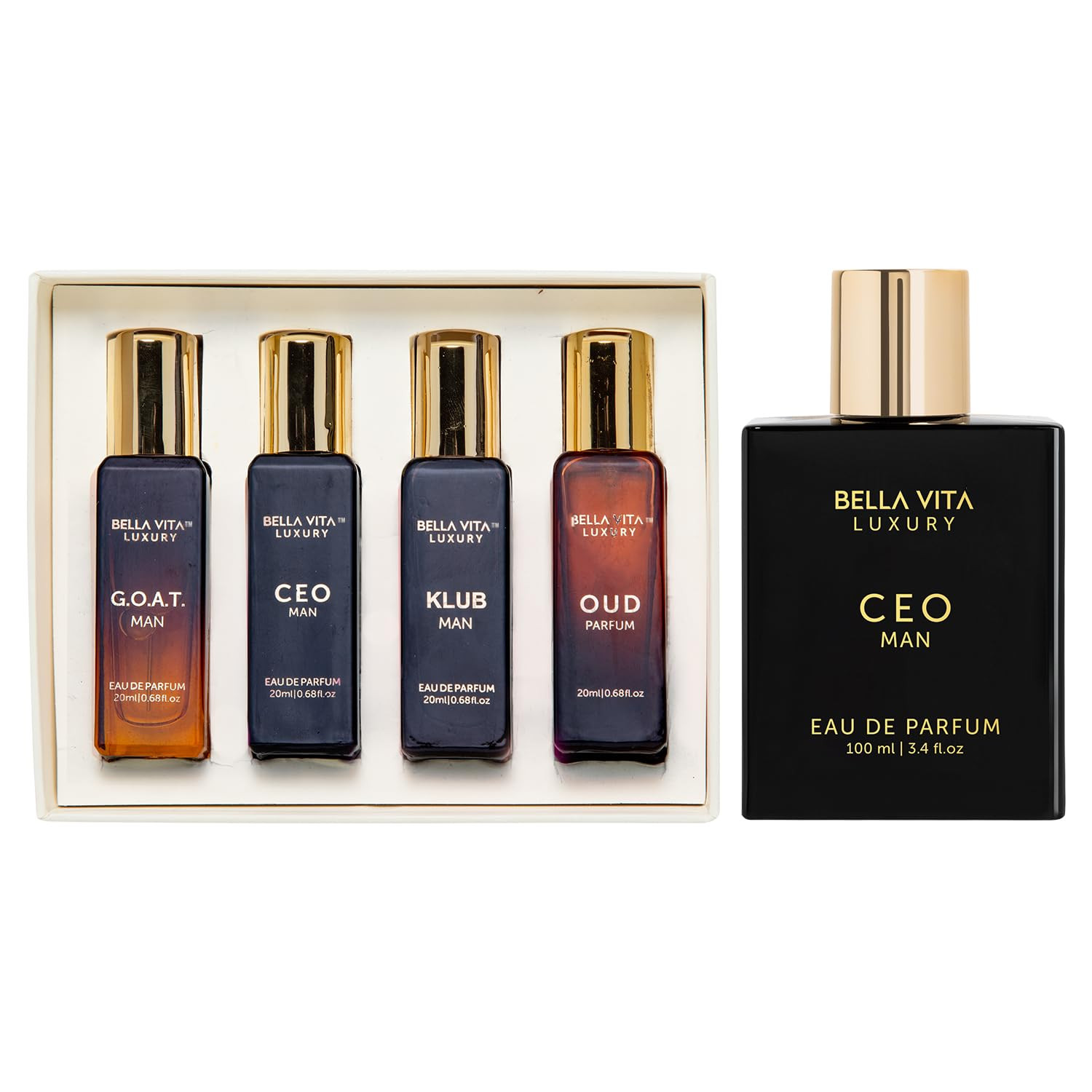 Bellavita Luxury CEO Man & Mens Gift Set Perfume Cologne for Men Combo| Long-Las