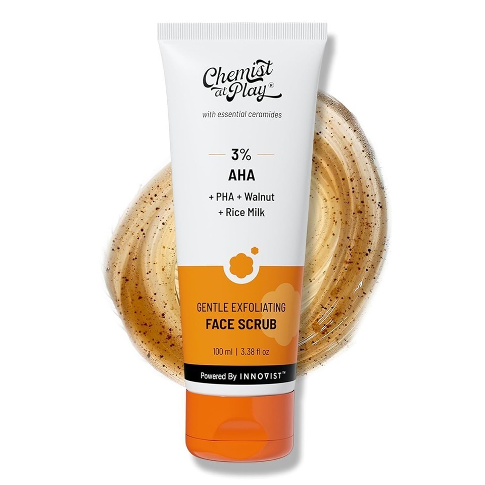 Chemist At Play Gentle Exfoliating Face Scrub Gives Instant Glow 100ml