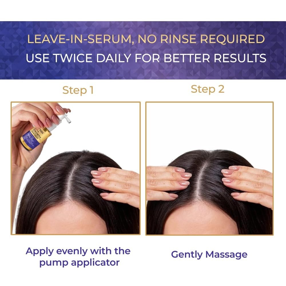 Streax Hair Growth Serum for Scalp, 30 ml with 3% Redensyl, 3% Anagain