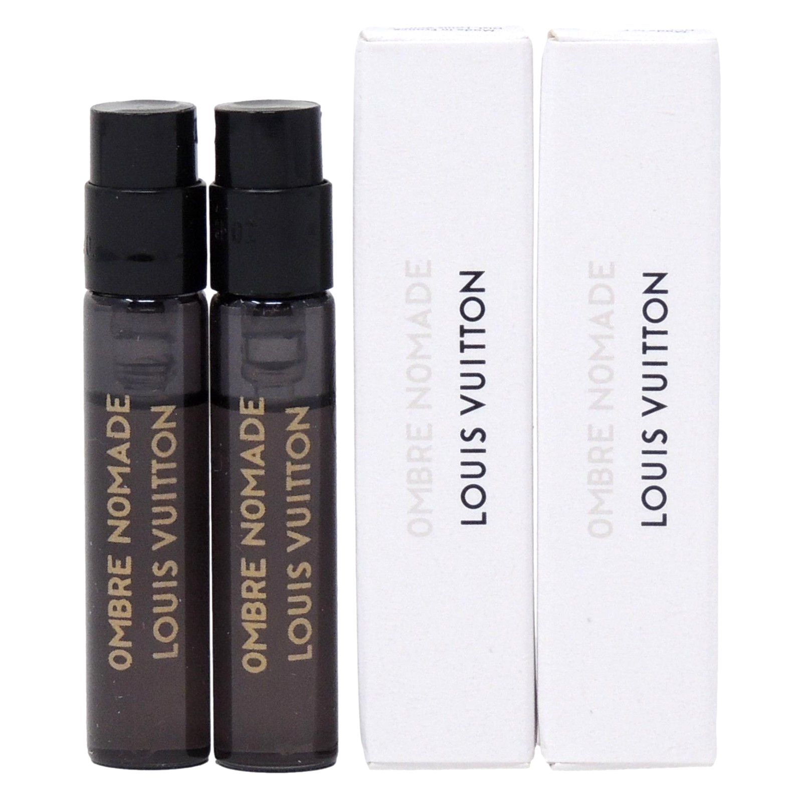 LOUIS VUITTON OMBRE NOMADE 2.0ml .06fl oz x 2 COLOGNE SPRAY SAMPLES