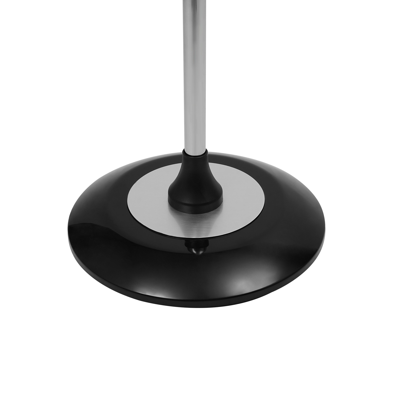 Hair Dryer Stand with Tray & Spiral Holders Freestanding Holder Hands-Free Black