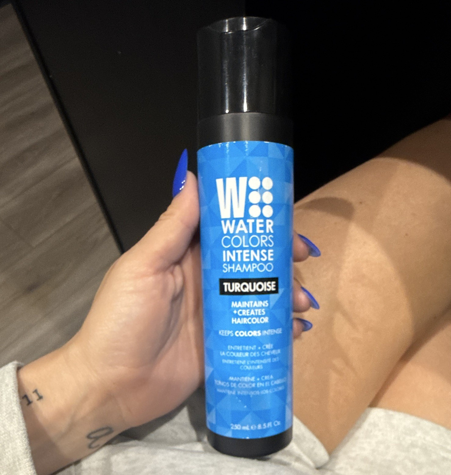 Tressa Water Colors Intense Shampoo Turquoise Color Protection Toning 8.5 fl oz