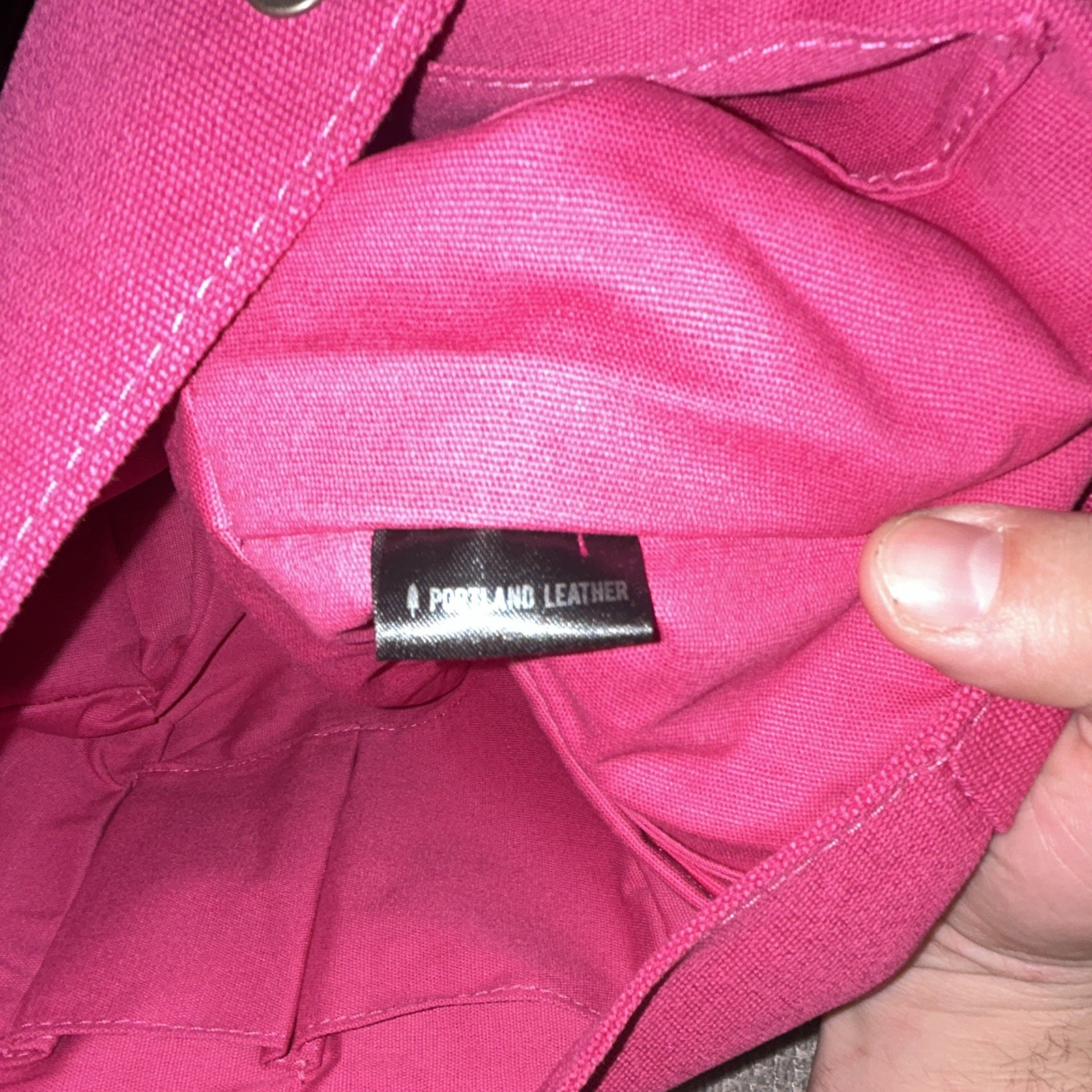 Portland Leather purse organizer.