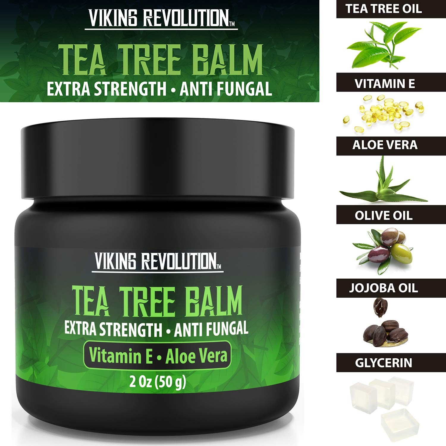 Tea Tree Oil Cream – Super Balm Athletes Foot Cream – for Eczema, Jock Itch, Rin