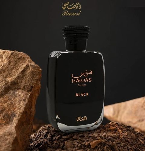Hawas Black by Rasasi 3.38 oz EDP for Men | Long Lasting Cologne | FAST SHIP