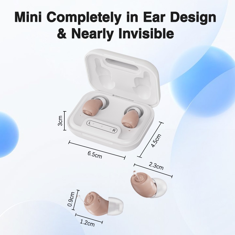 JINGHAO Hearing aids FOR Elderly hearing loss, ITE Amplifier US LOCAL