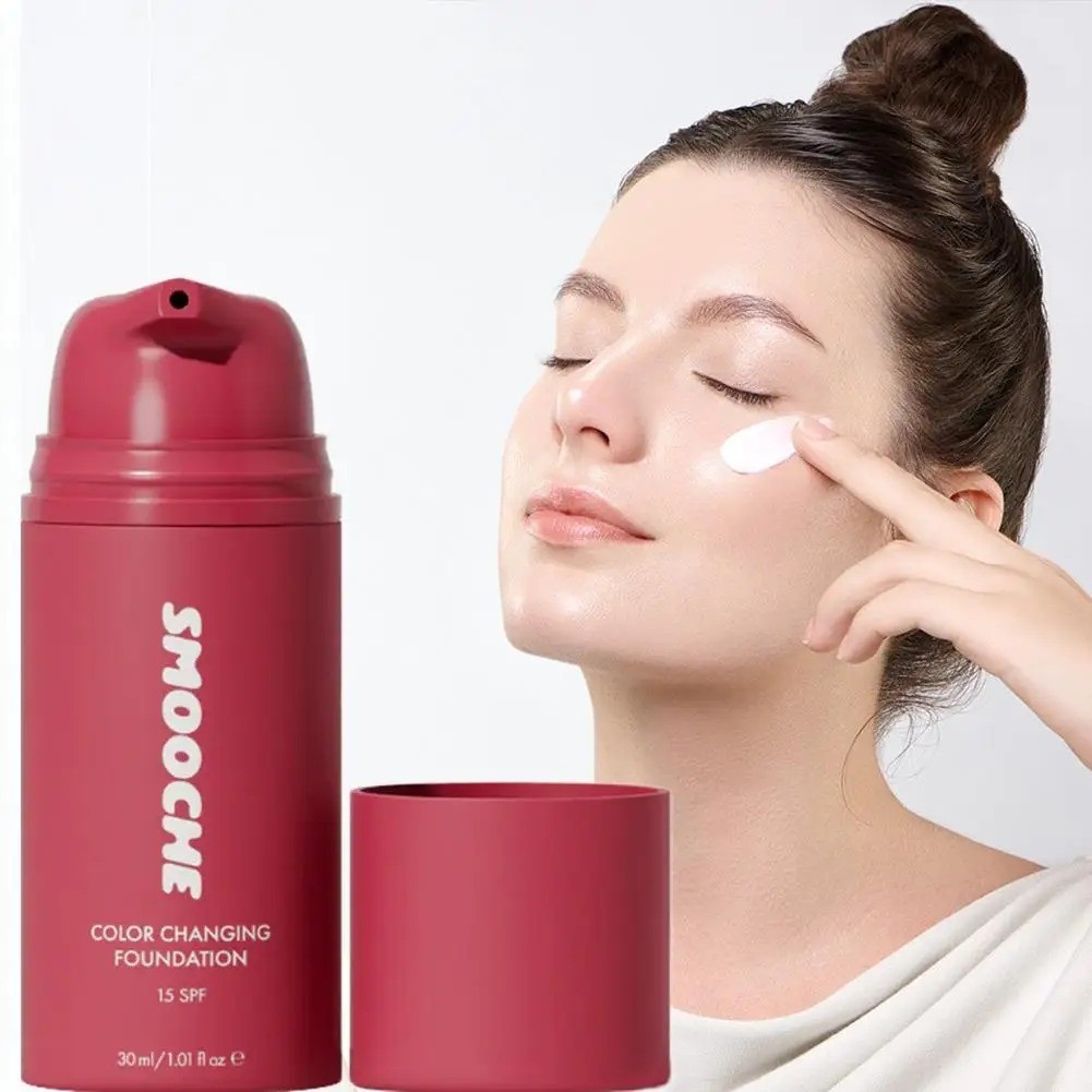 Smooche Foundation Korean, Smooche Color Changing Foundation, For All Skin Types