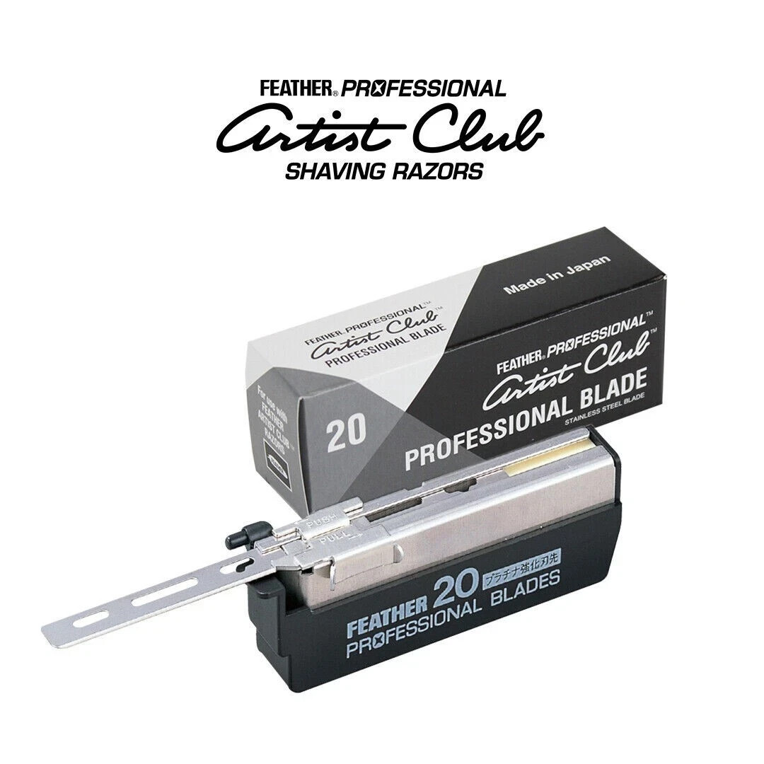 Feather Artist Club Shaving Razor Professional Blades Pro 20 – 1 pk of 20 Blades