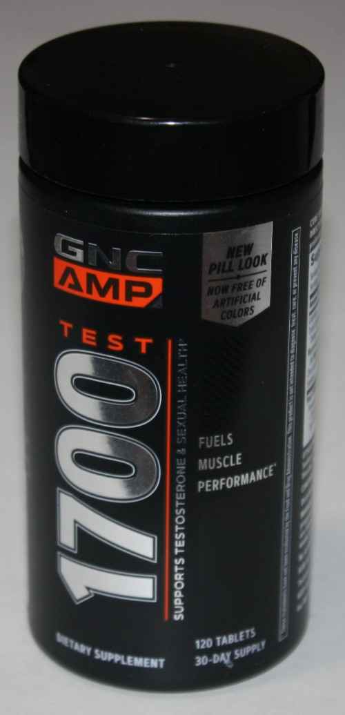 GNC AMP Test 1700 Supplement – 120 Tablets Exp 05/28 NEW